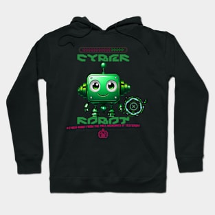 Cyber Pop Art A Cyber Robot Celebrates Popular Culture Of The Past In Digital Art Hoodie